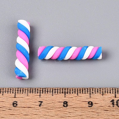 Handmade Polymer Clay Beads CLAY-N012-02D-1