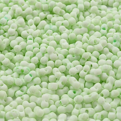 Macaron Color Opaque Frosted Glass Seed Beads SEED-K009-12B-06-1