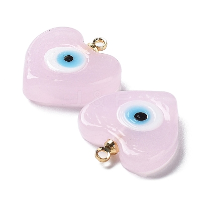 Handmade Lampwork Pendants LAMP-E030-01G-05-1