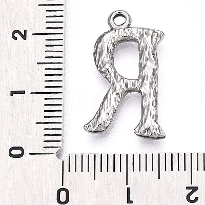 304 Stainless Steel Pendants STAS-N117-01P-R-1