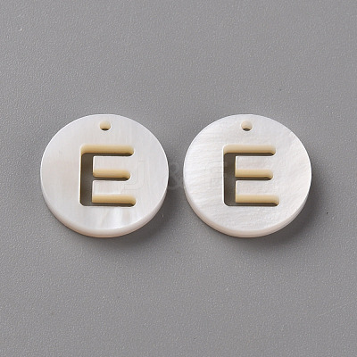 Natural Freshwater Shell Pendants SHEL-Q311-008E-1
