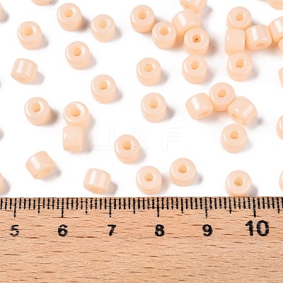 Opaque Baking Paint Glass Seed Beads SEED-T008-02C-1