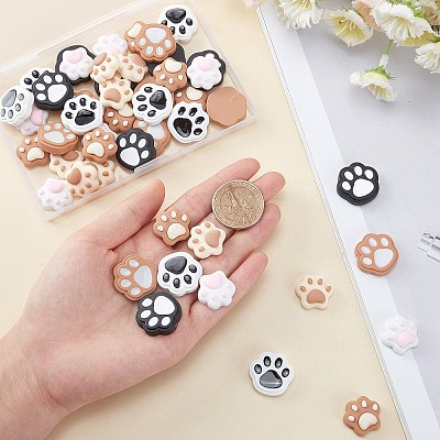 48Pcs 2 Style Resin Cabochons RESI-PH0001-48-1
