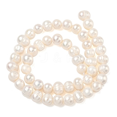 Natural Cultured Freshwater Pearl Beads Strands PEAR-L034-10B-1
