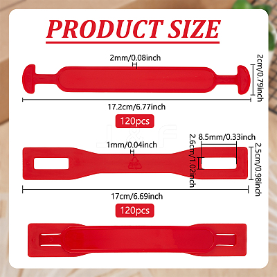 Plastic Gift Box Handle KY-WH0045-94B-1