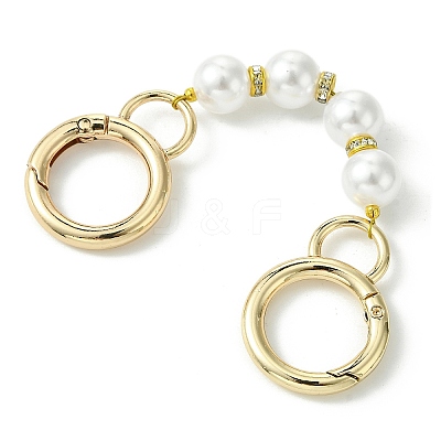 Zinc Alloy Spring Gate Rings Bag Extension Chains X1-AJEW-BA00141-01-1