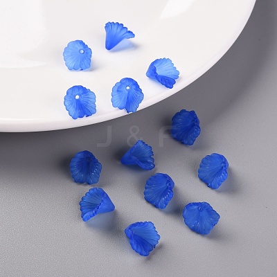 Frosted Acrylic Bead Caps MACR-S371-10A-751-1