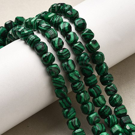 Synthetic Malachite Beads Strands G-F797-A01-01-1