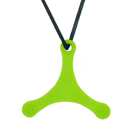 Dart Shape Food Grade Eco-Friendly Silicone Pendants PW-WGD6024-05-1