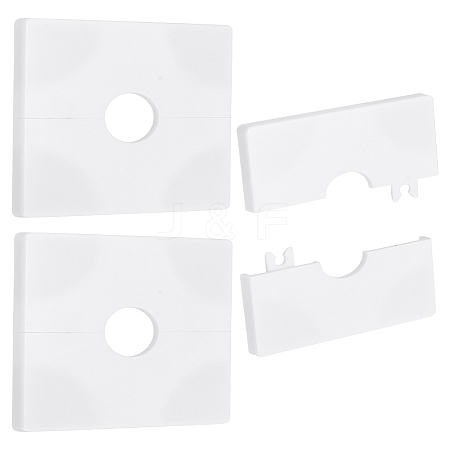 3Pcs ABS Plastic Air Conditioner Wall Hole Cover FIND-LP0003-19-1