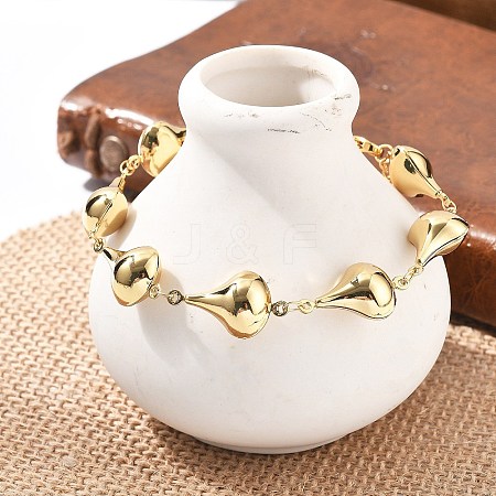 304 Stainless Steel Link Chain Bracelets for Women BJEW-U021-08G-02-1