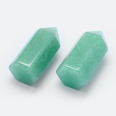 Natural Green Aventurine Pointed Beads G-G760-K07-1