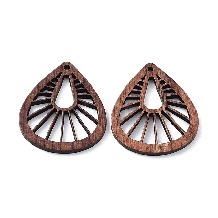 Walnut Wood Laser Cut Pendants X-WOOD-Q051-03G-1