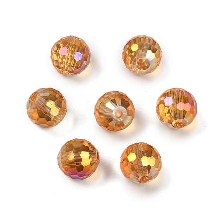 Transparent Electroplate Glass Beads EGLA-N002-31-G02-1