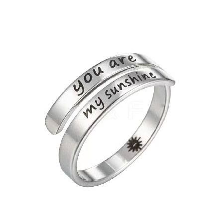 201 Stainless Steel Finger Rings FS-WGA0219-05-1