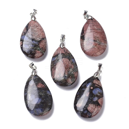 Natural Labradorite Pendants G-D084-01P-B07-1