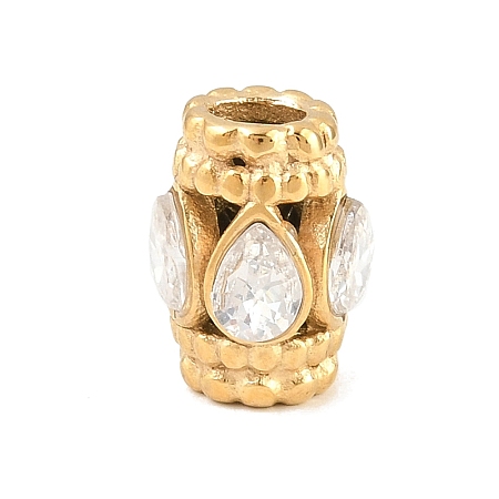 304 Stainless Steel Rhinestone Beads RB-CBA362B-01G-1