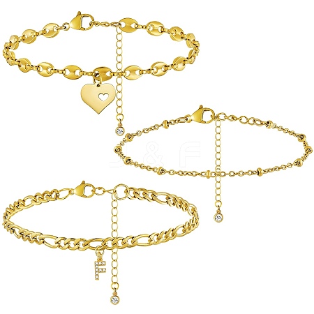 Anklets Sets AJEW-AN00383-06-1