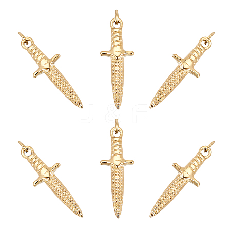6Pcs 304 Stainless Steel Pendants STAS-UN0031-18-1