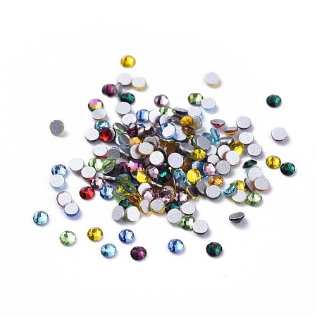 Glass Rhinestone Flat Back Cabochons RGLA-S002-06SS-M-1