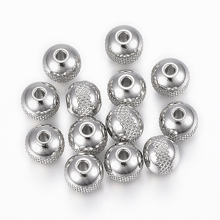 201 Stainless Steel Beads X-STAS-G154-37-8mm-1