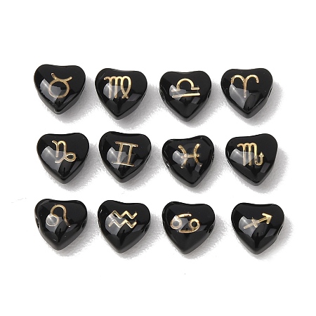 12Pcs 12 Styles Handmade Lampwork Beads SH-CBAD3AC-06-1