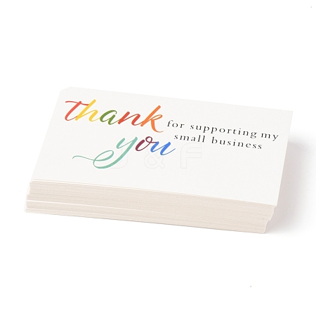 Thank You for Supporting My Small Business Card DIY-L051-013B-1