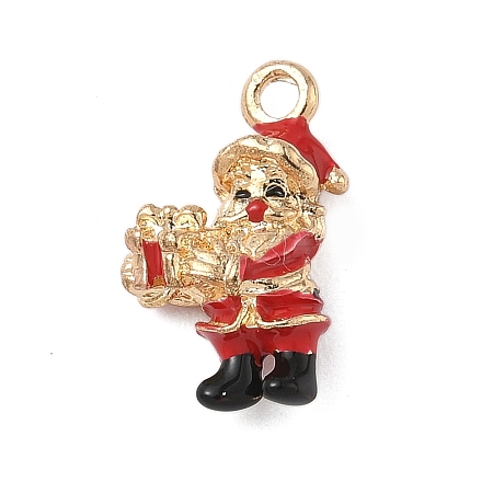 Christmas Alloy Enamel Pendants LS-ENAM-F156-01G-01-1