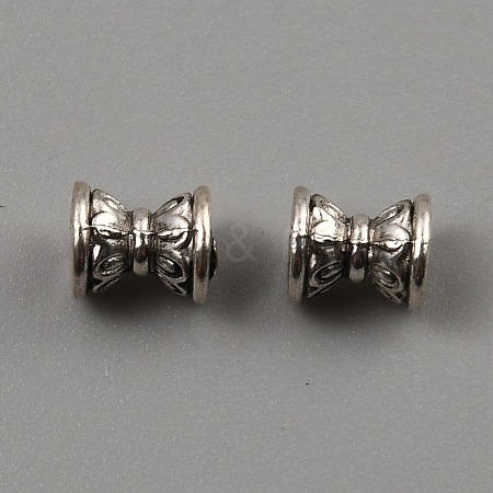 Tibetan Style Alloy Bead Caps FIND-WH0291-09A-AS-1