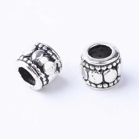 Tibetan Style Alloy Beads TIBE-Q063-124AS-NR-1