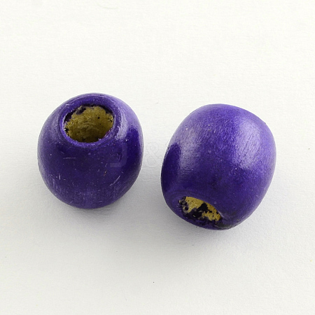 Dyed Natural Maple Wood Beads WOOD-Q007-16mm-05-LF-1