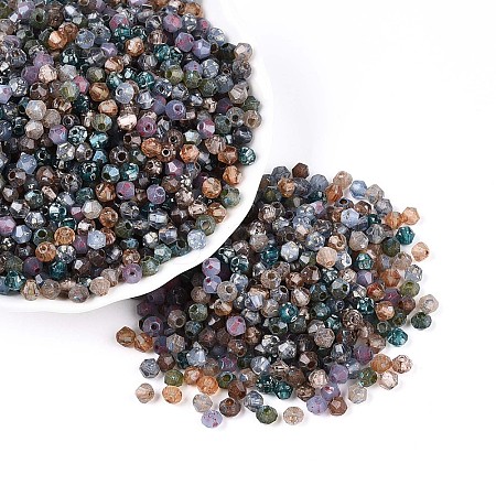Picasso Baking Paint Glass Seed Beads SEED-N007-37M-1