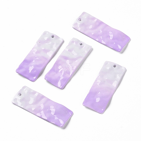 Gradient Spray Painted Alloy Pendants FIND-E026-04-1