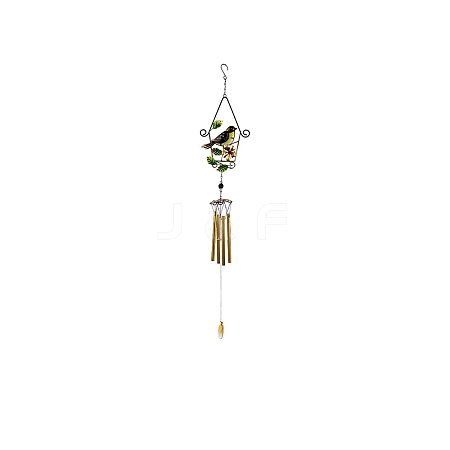 Iron Art Bird House Wind Chime PW-WG41E0E-01-1