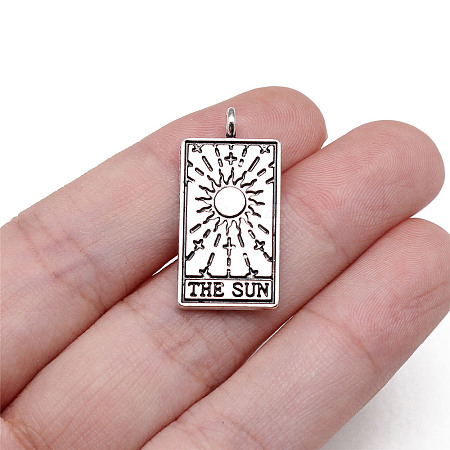 Tibetan Style Alloy Pendants X-TARO-PW0001-01B-1