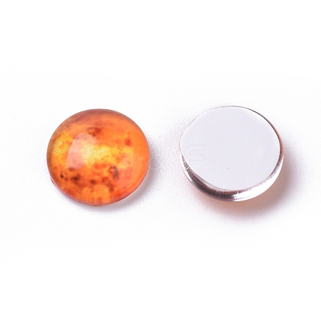 Glass Cabochons GLAA-WH0015-15A-04-1