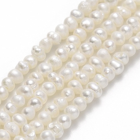 Natural Cultured Freshwater Pearl Beads Strands PEAR-F018-02A-1
