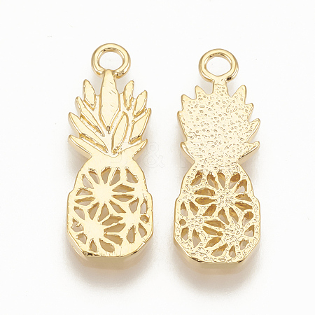 Brass Pendants KK-T020-100G-1