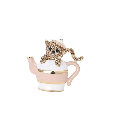 Bear in Teapot Enamel Pin PW-WGDF470-02-1