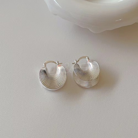 Alloy Fan Hoop Earrings FS-WGBAD33-01-1