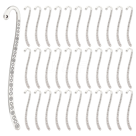 40Pcs Tibetan Style Alloy Bookmarks FIND-ME0002-21-1
