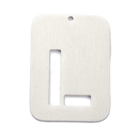 304 Stainless Steel Pendants STAS-K216-49L-P-1