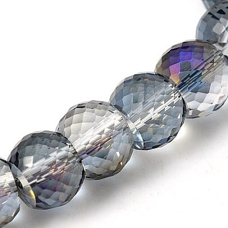 Electorplated Glass Beads EGLA-E003-09-1