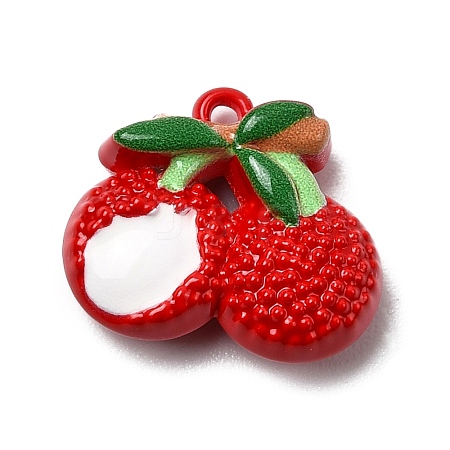Baking Paint Zinc Alloy Pendants FIND-I070-02A-1