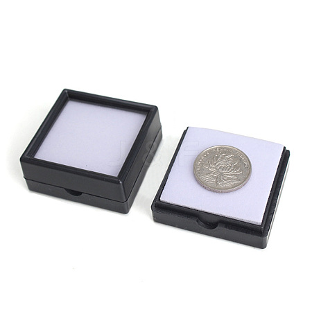 Plastic Loose Diamond Packing Boxes with Visible Window CON-H020-22B-02-1