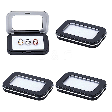 ABS Plastic Loose Diamond Storage Boxes with Visible Window Lid AJEW-WH0609-746A-02-1
