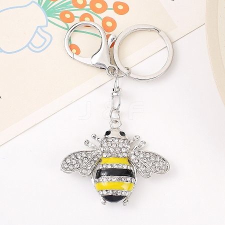 Alloy with Rhinestone Keychain for Women PW-WG43311-03-1