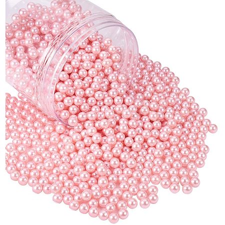 ABS Plastic Imitation Pearl Round Beads PH-MACR-F033-8mm-18-1