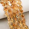 Heated Natural Citrine Beads Strands GG-CBA3A44-C04-02-1