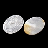 Natural White Shell Carved Cabochons SHEL-G024-02C-2